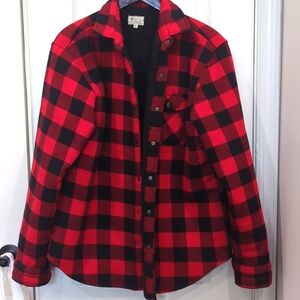 Buffalo Plaid Shirt Jacket